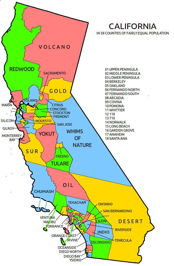 Los Angeles Population Density Map