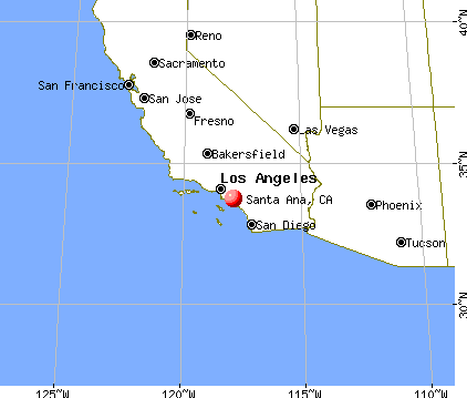 Population of Santa Ana California